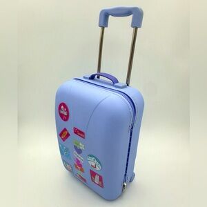 American Girl Lavender Travel Suitcase for 18” American Girl Doll.